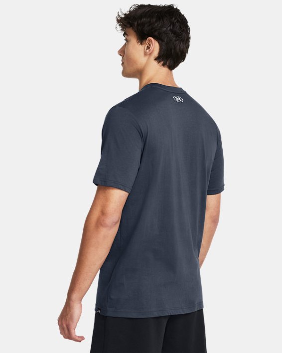 Men's Project Rock Payoff Graphic Short Sleeve in Gray image number 1